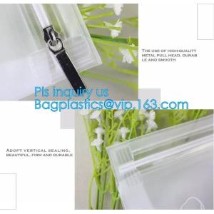 zipper slider, seal, cosmetic bag, presentation Envelope A4 PP PVC button