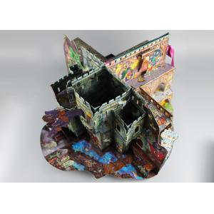 Glitter And Gold Foil Children Pop Up Books Custom Pattern And Size For Babies