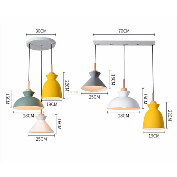 Macaroon Design Pendant Lamp For Indoor Home Kitchen Dining room Restaurant Lighting