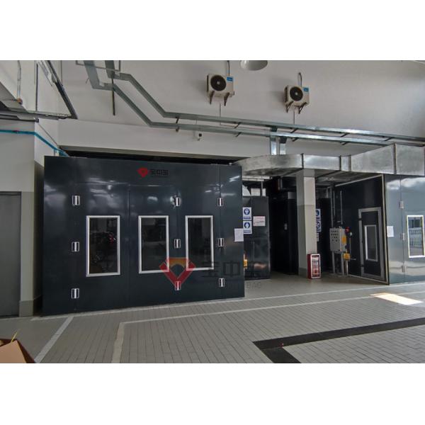 Quality Vehicle Spray Paint CE Standard Paint Booth With Exhausted Big Capacity Intake Fan wholesale