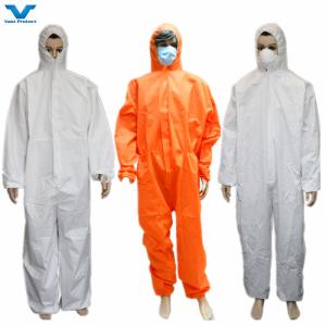 China CE Type 5/6 Cat 3 PPE Safety Protective Clothing Disposable Coverall for Protection on sale