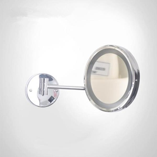 Quality OEM Makeup Led Bathroom Wall Mirror / Round Led Mirror With Touch Switch wholesale