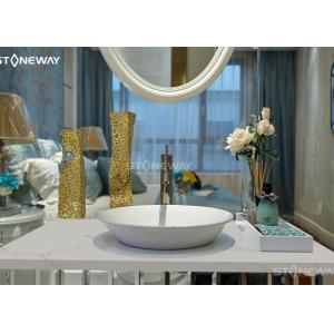 China Anti Microbial Honed Quartz Artificial Quartz Stone Slabs Anti Infiltration on sale