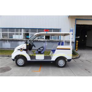Multi Color 4 Passenger Electric Patrol Car For Security Cruise With Caution