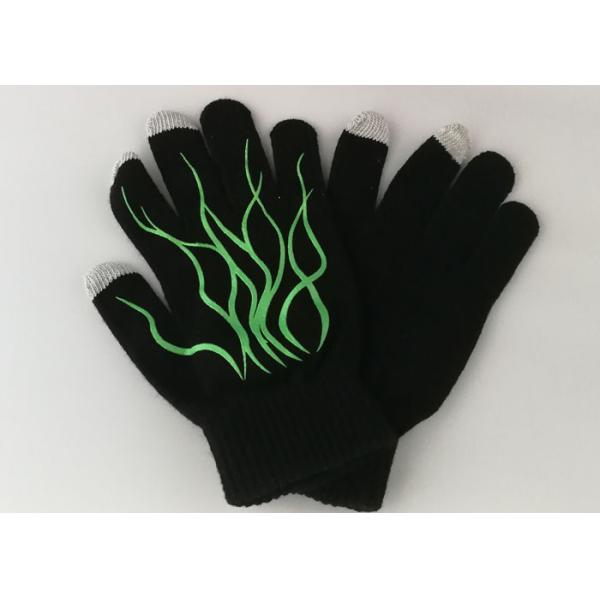 Skeleton Printng Working Hands Gloves Ecological Textile Fabric OEM Accepted