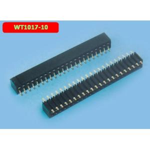 Electrical Male And Female Header Pins Double Row Connector Oem Service