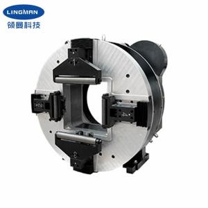 Professional 4 Jaw Pneumatic Rotary Chuck used in Laser Lachine, made in China, Chinese supplier,