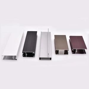6063 Aluminum Window Frame Profiles 50-200mm Width Aluminium Glass Profile