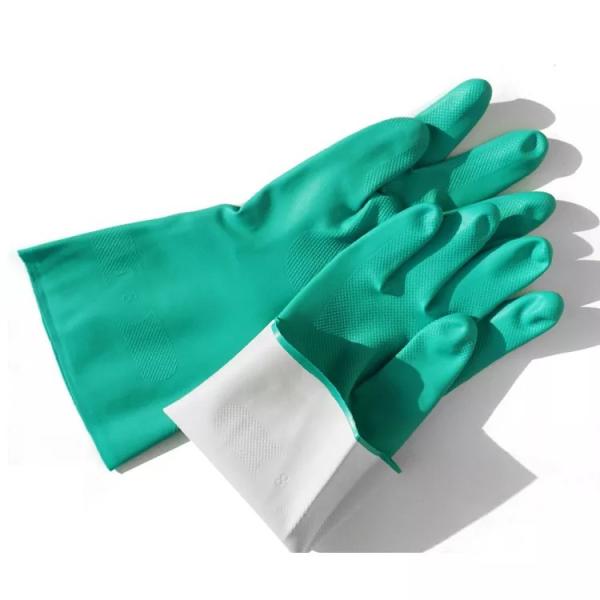 Garden Work Smooth Safe Nitrile Coated Gloves Hand Protection