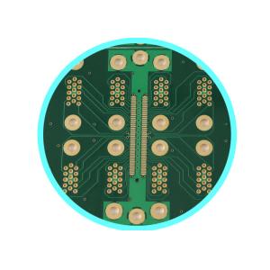 UHF Rogers RF Pcb Board With ER = 3.38 Blind Buried Via Hole 1.524 MM Used In
