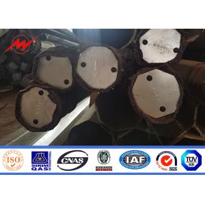 9 Meter 13.4kn Galvanization Surface Treatment Tubular Pole For Electrical Line