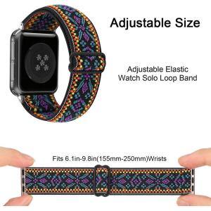 Durable Smart Watch Nylon Bands Seamless fit Breathable Adjustable Buckle