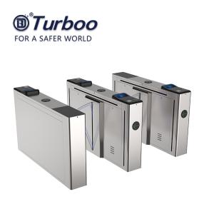 Optical Stainless Steel Flap Security Access Gates Fully Automatic Access