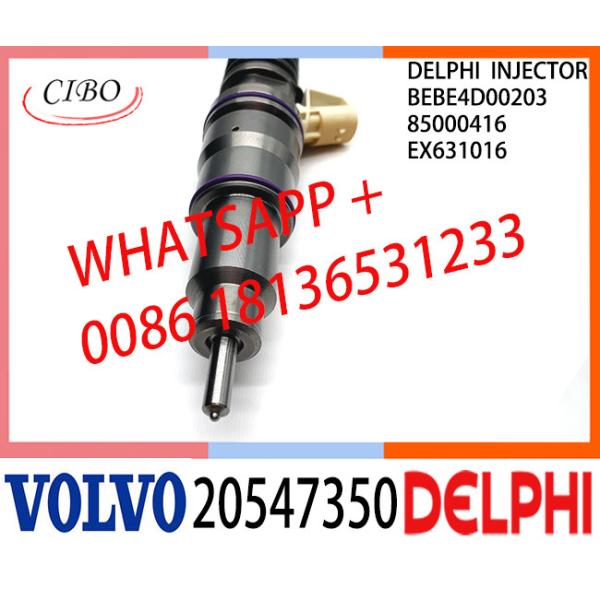 20547350 BEBE4D00203 Common Rail Fuel Diesel Injector BEBE4D00203 20547350 85000416 EX631016 E1 for VOL FH12 TRUCK