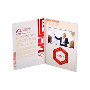 Rechargeable Lcd Brochure Video Business Card For Company Introduction