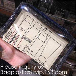 Frosted Pvc Document File Bag With Slider Zipper,Pvc k Bag For File And Document