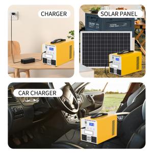 Portable Solar Panel Generator 220V Pure Sine Wave Wireless Charging 250W