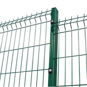 Commercial Galvanized Steel Fence , Triangle Curved Garden Fence Easy installati