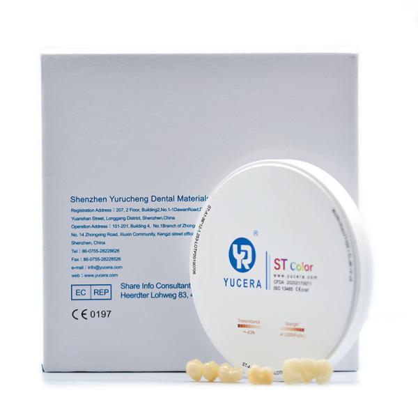 Quality 1100Mpa 1530C BL1 BL2 BL3 Dental ST Zirconia Block For CAD CAM wholesale