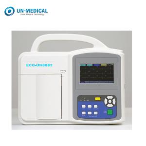 640×480 Dot Touch Screen Digital ECG Machine For Home UN8003