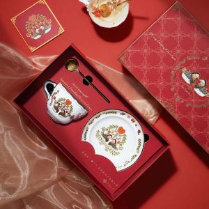 Ready To Ship In Stock 2Pieces Ceramic Cup And Saucer Set Dinnerware Ceramic