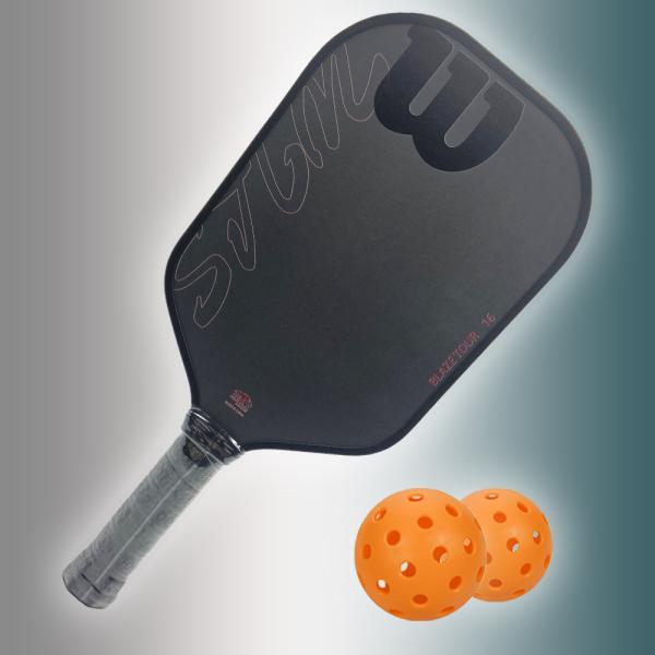 HIGOOO High-performance Raw Carbon Fiber Pickleball Paddle Rough Surface Long