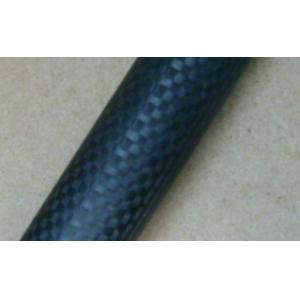 Black 3 k plain light twill Carbon Fiber Telescopic Pole / Telescoping Tubes