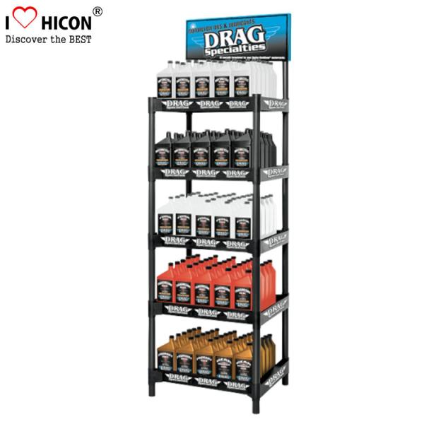 2020 New Customized Metal Display Racks Lubricating Motor Engine Oil Display