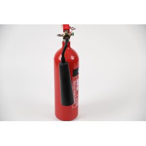 China Red CO2 Fire Extinguisher With Carbon Steel Height 600mm on sale