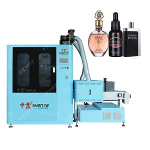 China PLC Automatic Screen Printing Machine Glass Perfume Bottle Silk Printing Equipment on sale