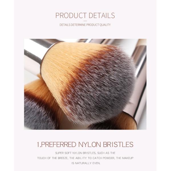 Wholesale Many Kinds of Make Up Brushes Ten Pieces One Bag for Women Make Up