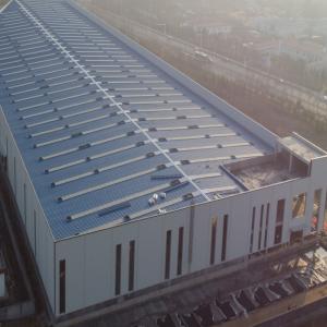 Prefab Steel Structure Warehouse with H-Section Beams CE Certified