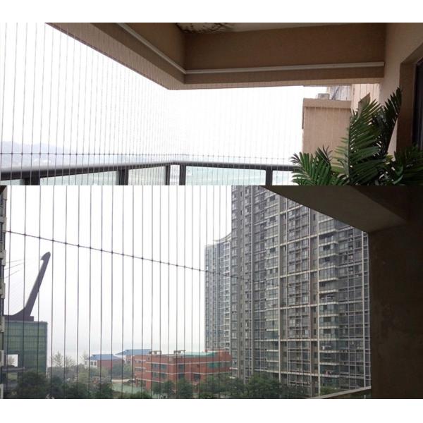 Factory Price 316 Stainless Steel Wire with High Quality Balcony Invisible Grille