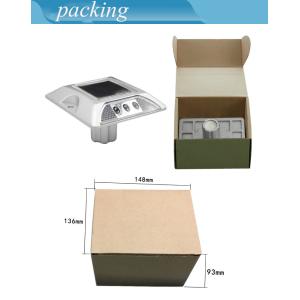 Heavy Duty Solar Powered Road Studs IP67 Aluminum Pillar Waterproof Blinker