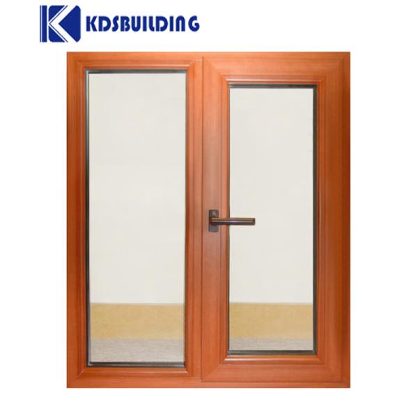 China Manufacture Aluminum Casement Windows For House With Ce Certified Solid Wooden Window