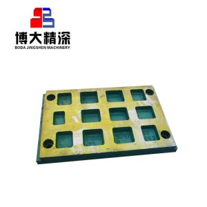 Forging and Machining Process Jaw Plate for Mining Equipment Jaw Crusher Spare