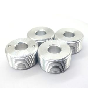 CNC Turning Aluminum Coupling Ring with External Threads