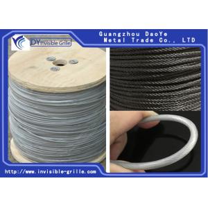 Safety Balcony Constructed 2.0 mm Diameter Stainless Steel Wire Balcony