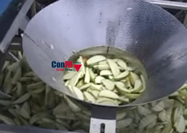 Quality Multihead Weigher Packing Machine for Apple Slices Packing System with Traysealer wholesale