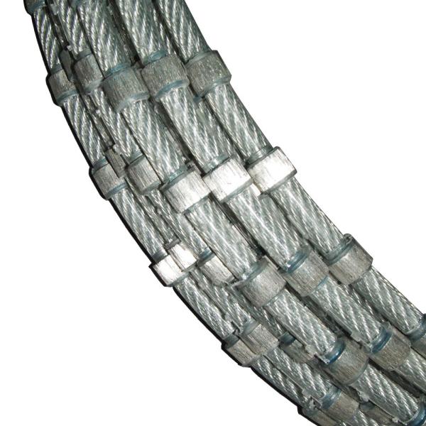 Quality 11.0mm Diamond Rope Sintered Diamond Squaring For Stone Block Trimming Stone Cutting Tools wholesale