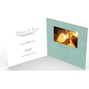 4G / 8G Full colors handmade Video Wedding Invitations with Magnetic switch ,