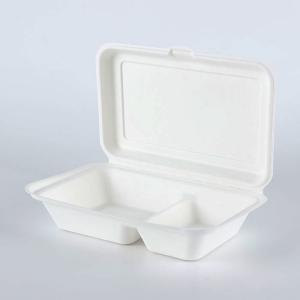 Biodegradable Food Container 2C Box friendly fully takeout tableware