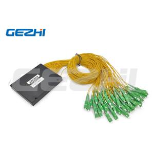 OEM 1x64 G657A1 SC/APC Optical Fiber PLC Splitter ABS Module Box Type