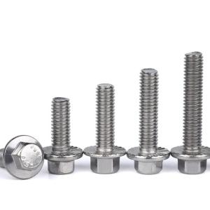 Metric Din6921 DIN6923 Serrated Hex Flange Bolt And Nuts JIS Standard