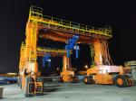 Mobile Straddle Transporter On Tyres Two Units To Handle In Pairs for Precast