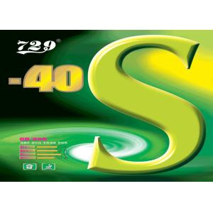 China 2.1mm Thickness Table Tennis Paddle Rubber Quick Attack Type 729-40S on sale