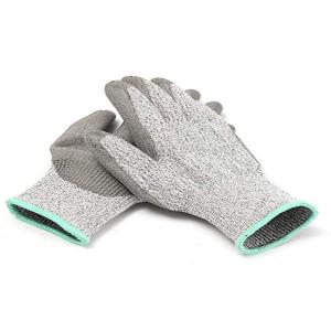 HPPE Liner Class 5 Cut Resistant Gloves Grey Color EN388 Certificates