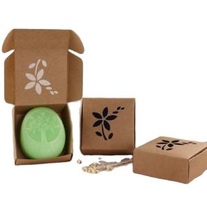Personalized Custom Small Soap Gift Box Eco Friendly Cardboard Packaging With