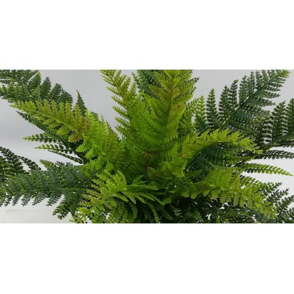 Bendable 18 Leaves Faux Fern Branch For Home Decoration