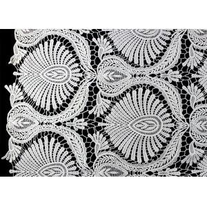 Heavy Embroidey Polyester Lace Fabric With French Venice Guipure DTM Azo Free